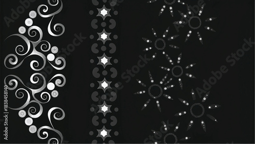 water drops on black