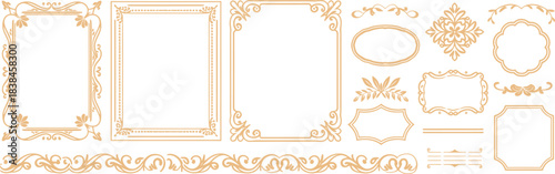 Elegant Ornate Decorative Borders and Frames for Design Projects