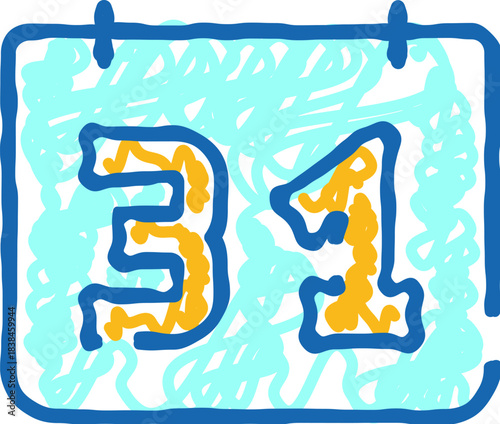 Calendar icon showing date 31 due planning deadline