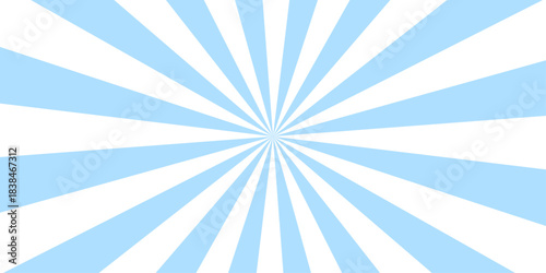 Pale Turquoise Sunburst for the background abstract graphic texture speed lines motion vector. Suitable for graphic design materials. Pop bright concentration line background and promotional