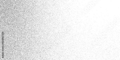 Grit sand noise overlay background. Gradient halftone vector texture. Design concept noise Vector illustration. Grain noise of black irregular dots and grainy halftone fade effect with sand dust