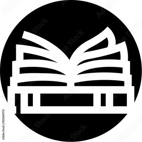 Open book icon representing education and knowledge
