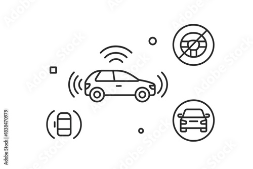 Vehicle technology features with modern connectivity elements