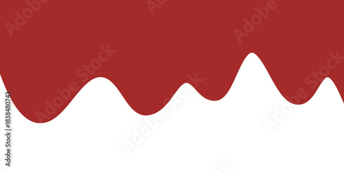 Red blood cells wave pattern vector illustration design on an abstract red background
