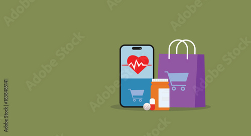Online Pharmacy.Medicine Delivery and E-Commerce

