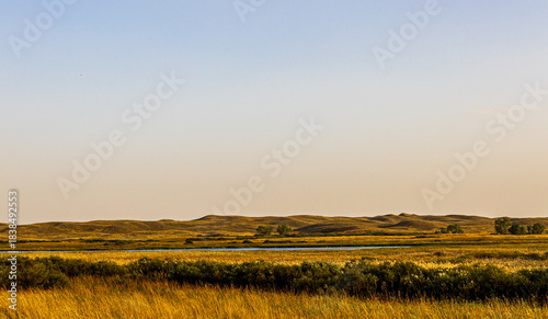 Overlooking the North Marsh from the scenic overlook on Highway 83 at Valentine National Wildlife Refuge. 
