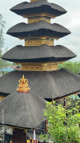 Besakih Temple is a pura Hindu temple in the village of Besakih on the slopes of Mount Agung in eastern Bali, Indonesia.