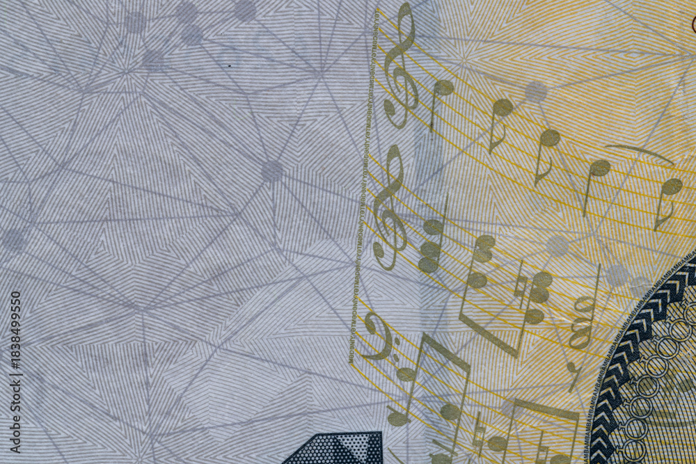 Obraz premium Azerbaijan 1 Manat Banknote Map Integration Design