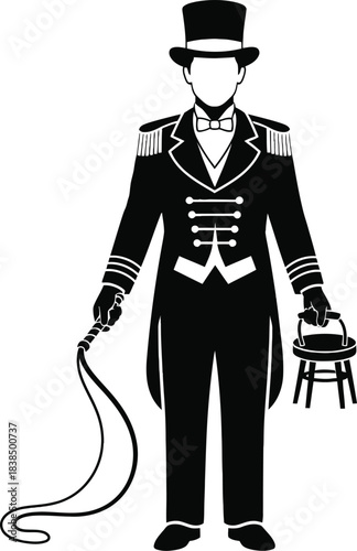 Circus Trainer Performer Silhouette