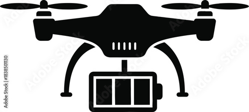 Drone With Camera Payload Icon