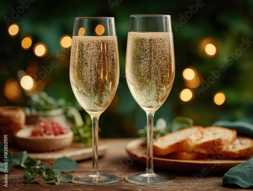 Elegant Stemware and Champagne Glasses for Stylish Drink Presentation