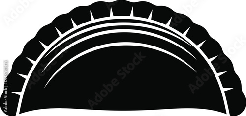 Dumpling Half Circle Food Icon