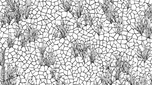 Black and white textured background with speckled pattern and rough surface abstract