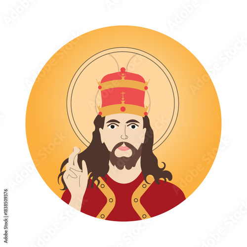 Sacred Jesus Christ Illustration