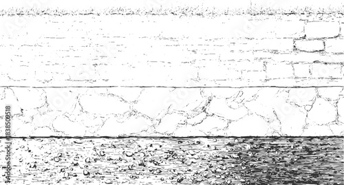 Black and white textured background with speckled pattern and rough surface abstract