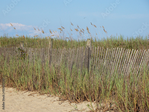 myrtle beach beach fence natural landscape