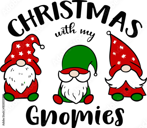 Christmas Gnomies SVG, Gnomies SVG, Xmas Family Gathering svg, Winter svg