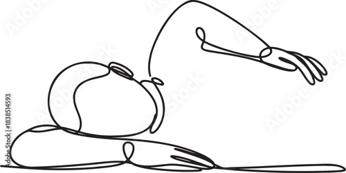 One line continuous drawing of swimmer doing freestyle stroke in water