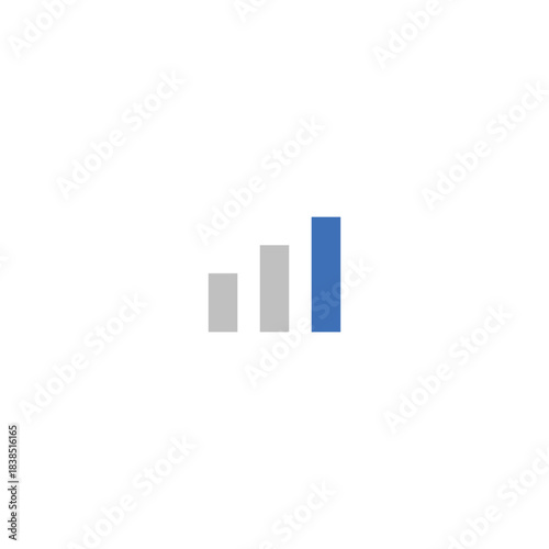 Rising Financial Business Growth Bar Chart Icon