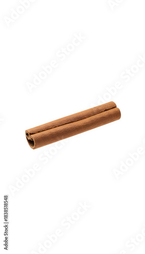 Cinnamon stick spice food ingredient on transparent background