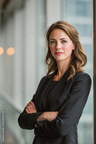 Free Download Professional Headshot of Business Leader in Elegant Office with Natural Light - GFXLoad