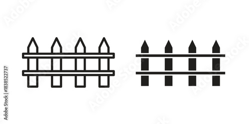 Yard icon line illustration background. icon concept vector