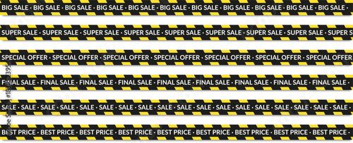 Wstążki promocyjne. Zestaw szarf do banerów.