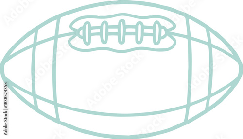 American Football Outline Icon