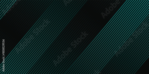 abstract black background with diagonal lines, cyan color