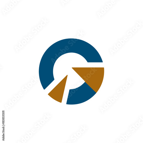 Letter G abstract shape icon logo flat vector design Free Download Letter G abstract shape icon logo flat vector design - GFXLoad