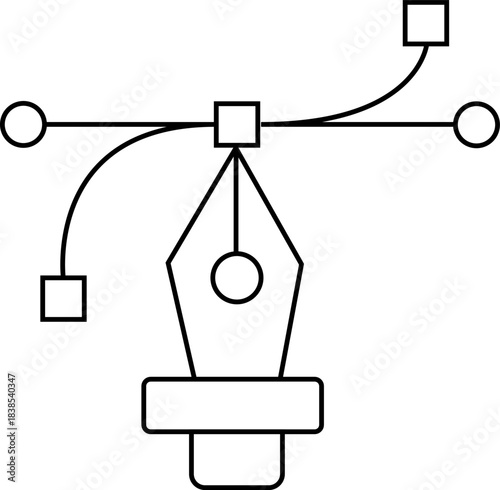 Clean and modern icon set featuring a distinctive silhouette design