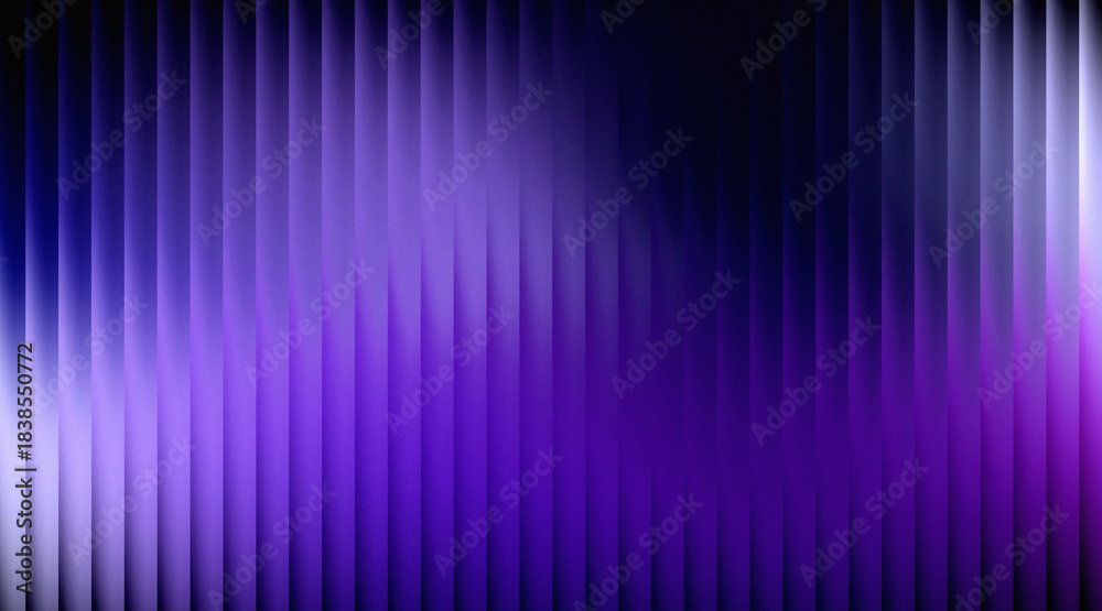 Fototapeta premium Purple vertical striped abstract background with gradient light