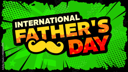 International father's day comic banner