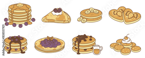 Vector pancake stacks