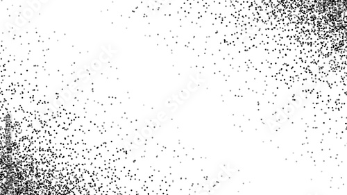 silver winter dust magic shimmering glitter explosion background frame