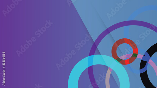 abstract modern Colourful and bule background vector illustration. Suit for business, corporate, institution, use for banner, cover, poster, wallpaper, party, festive, seminar, and talks. 