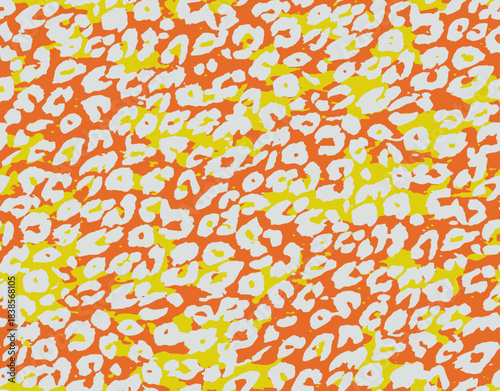 Full seamless leopard cheetah animal skin pattern. Ornamental Design for women textile fabric printing. Suitable for trendy fashion use.