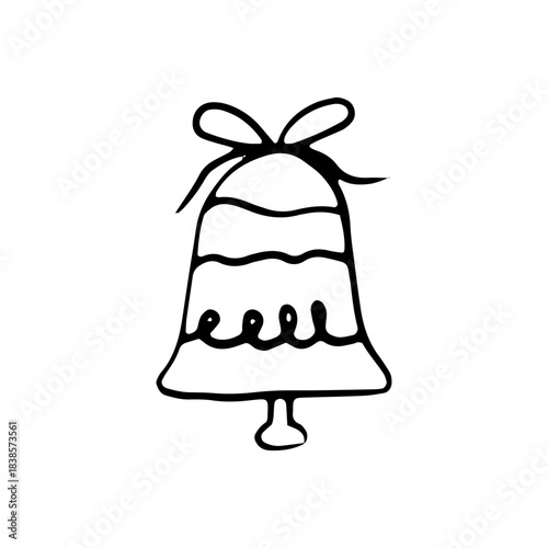 Festive Christmas Jingle Bell Doodle