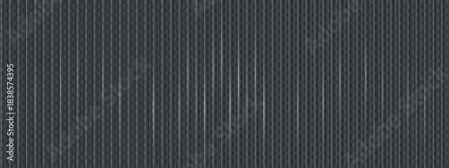 Overlay texture of ribbed glass. Effect of corrugated acrylic glass isolated on transparent background