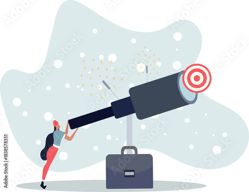 Search for business target or goal, mission or objective to achieve, discover purpose or find strategy to reach goal or destination concept.life and employment of people.