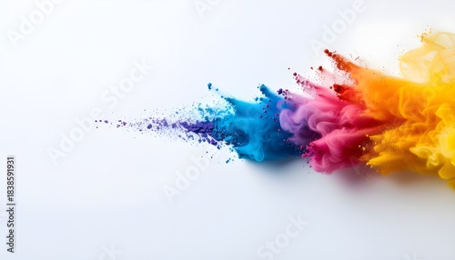 “Diagonal Holi Color Sweep”