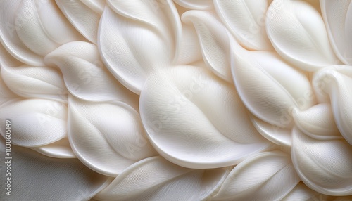 Abstract White Pearl Shell Background Texture