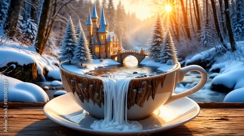 a microcosm in a cup of coffee