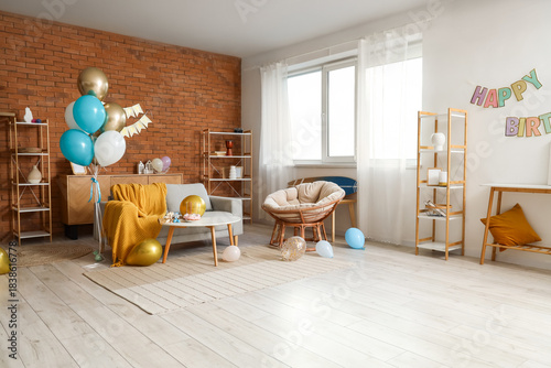 Interior of stylish living ...