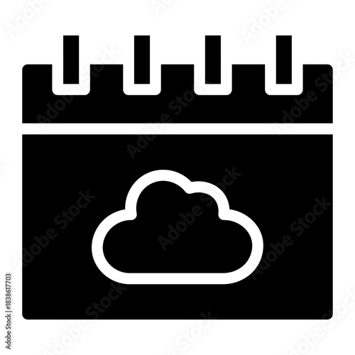 Weather calendar icon