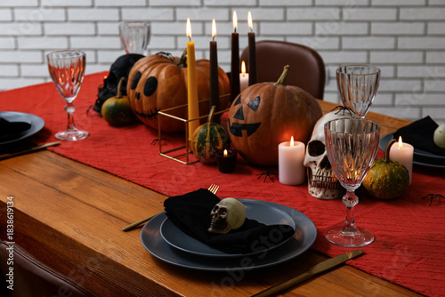 Festive table setting for H...