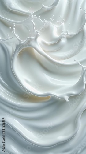 Mixing Cream to Create Texture for Dessert Decorating in Color of the year 2026, vertical video