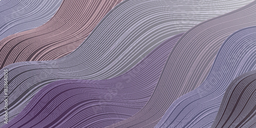 和柄　波　模様　背景