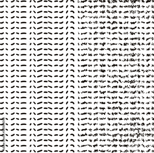 The texture consists of small dashes and distorted noisy spots.