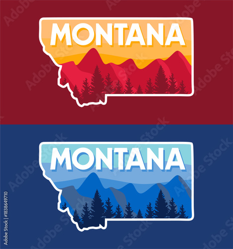 beautiful views of the sky and nature in the state of Montana